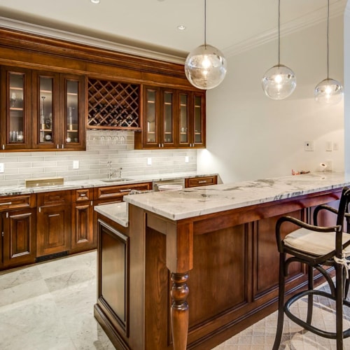 Custom Home Bar in Cherry Hills