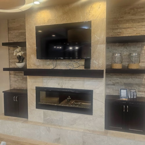 A Custom Fireplace