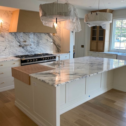 Modern Kitchen with Custom Island